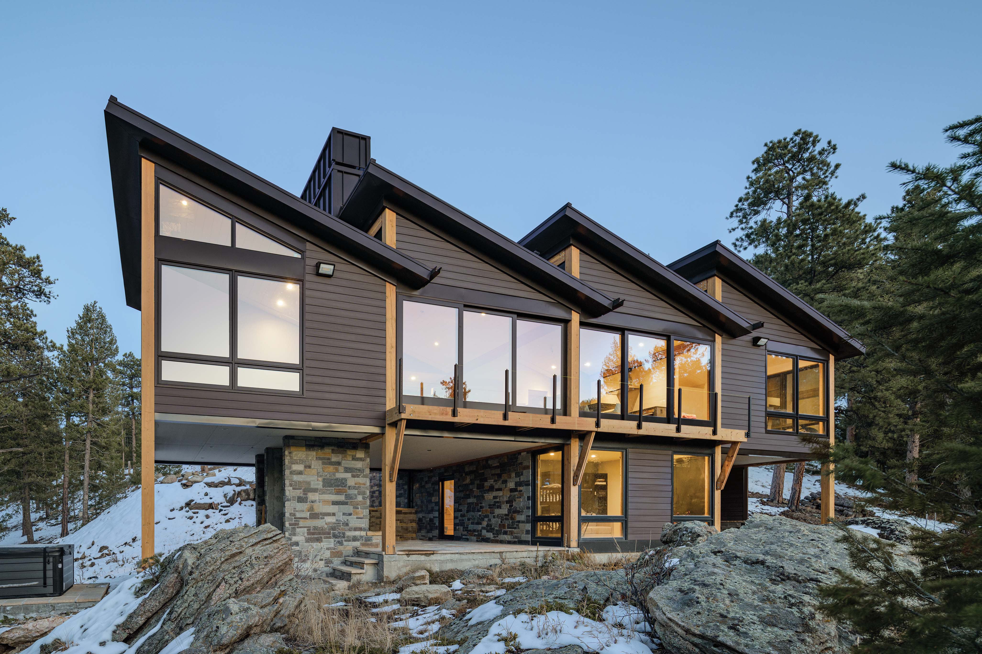 Tree Inspired Cladding Fiberon® Wildwood™ Cladding Harmonizes Seamlessly with Nature in Mount ...
